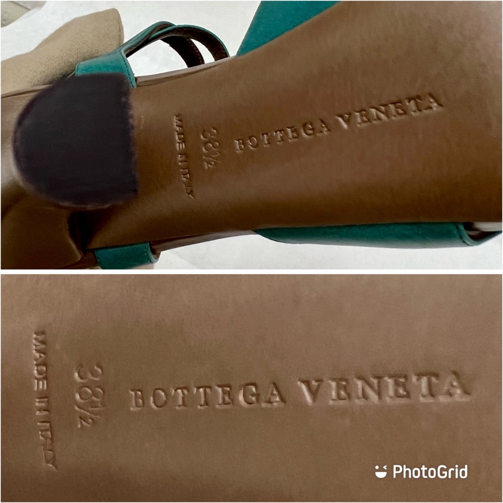 BOTTEGA VENETA Intrecciato Leather Sandal Shoes  EU 38.5 / US 8.5  New in Box - Picture 9 of 12